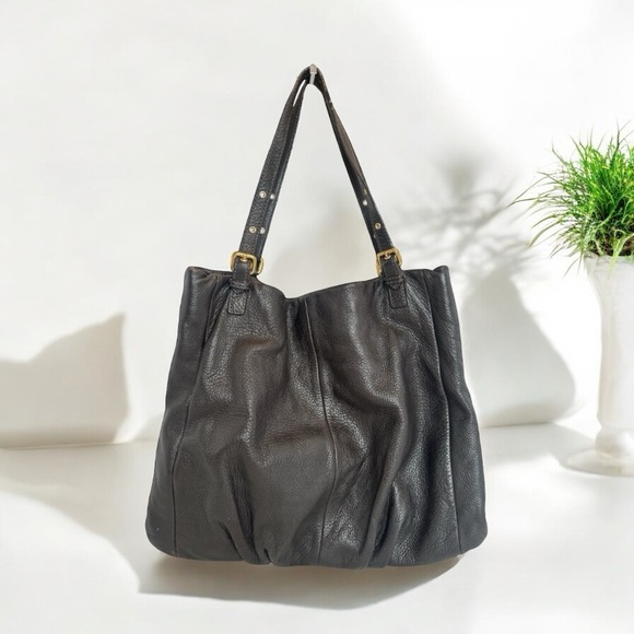 Marc by Marc Jacobs Large Brown Leather Tote - Picture 2 of 7